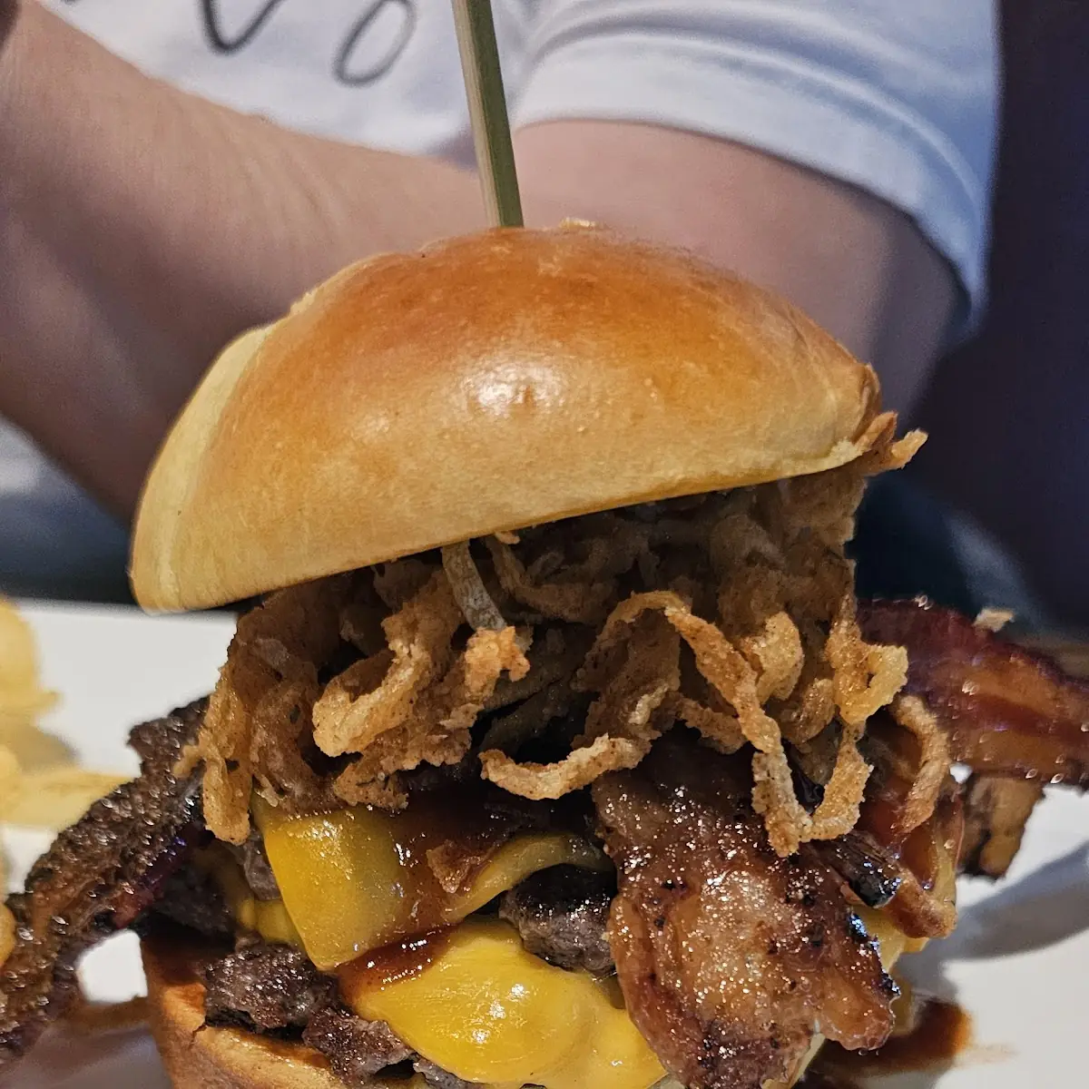 Maple Bacon & BBQ Smash Burger