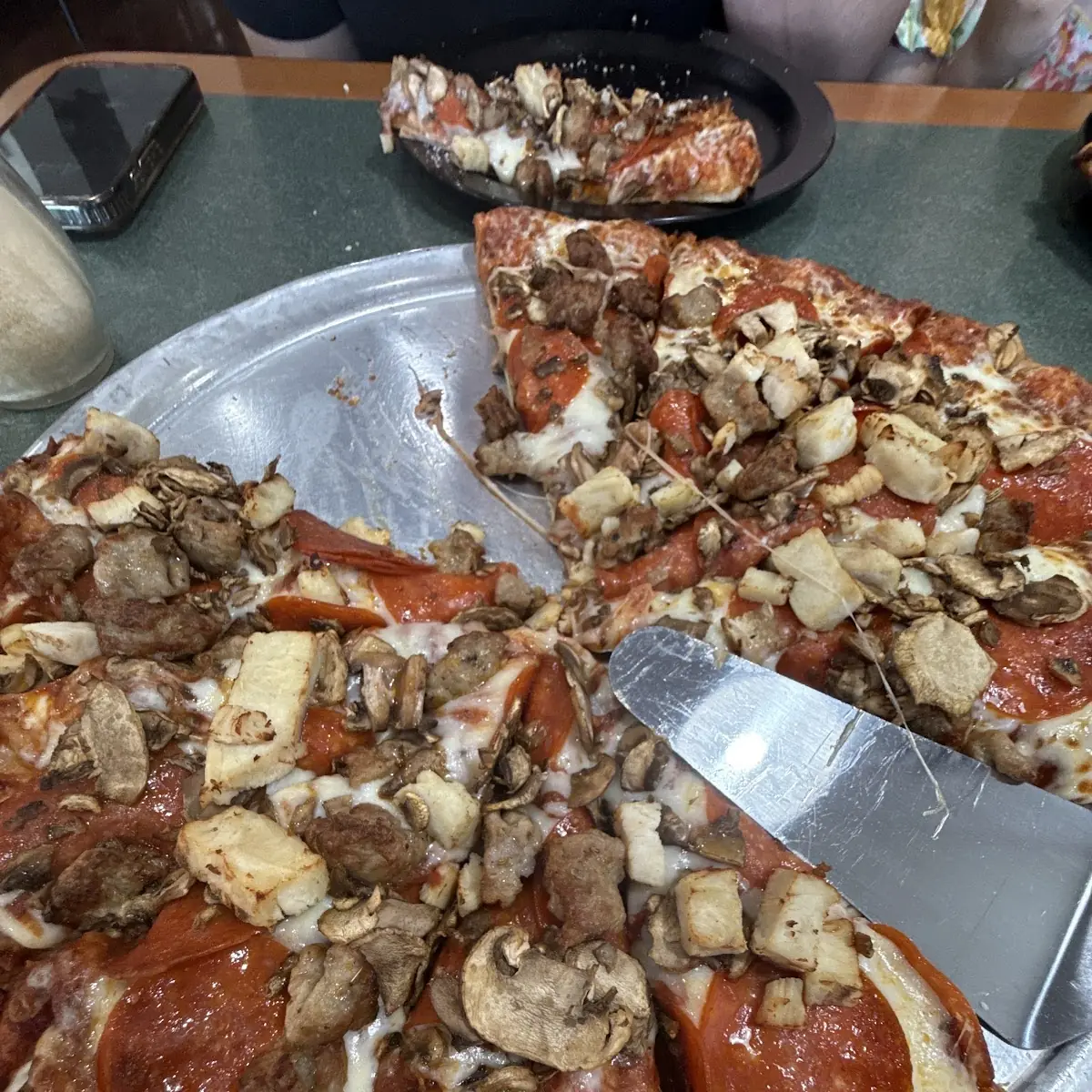 All Meat Pizza Sandwich