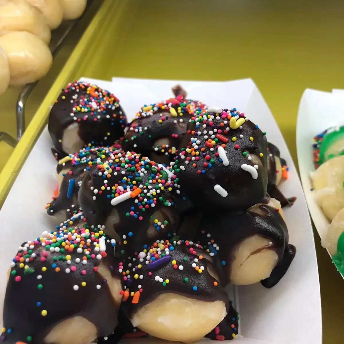 Chocolate Glazed Donut Holes
