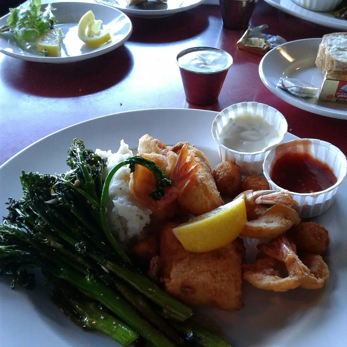 Deep Fried Fishwife Seafood Combo