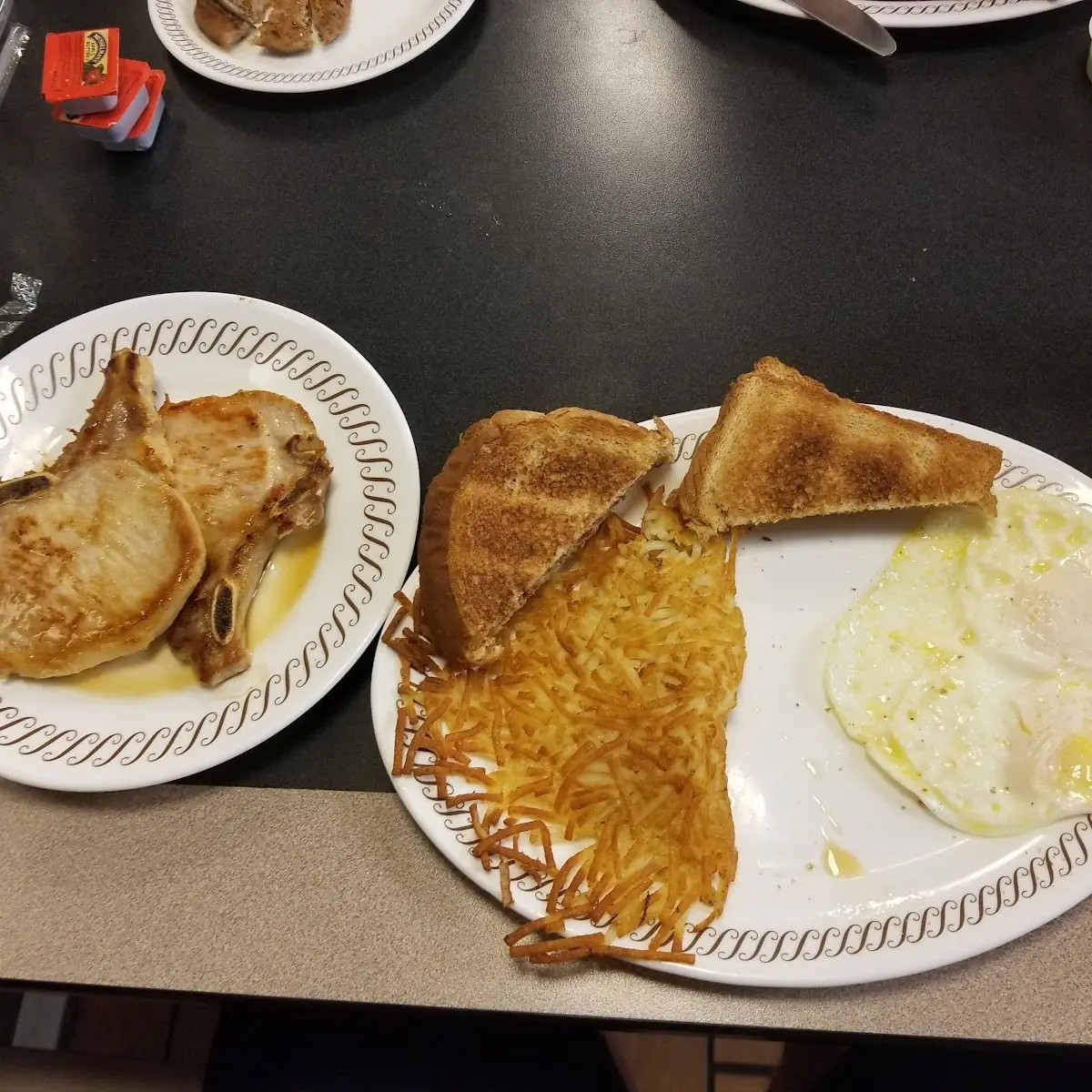 Pork Chop Breakfast
