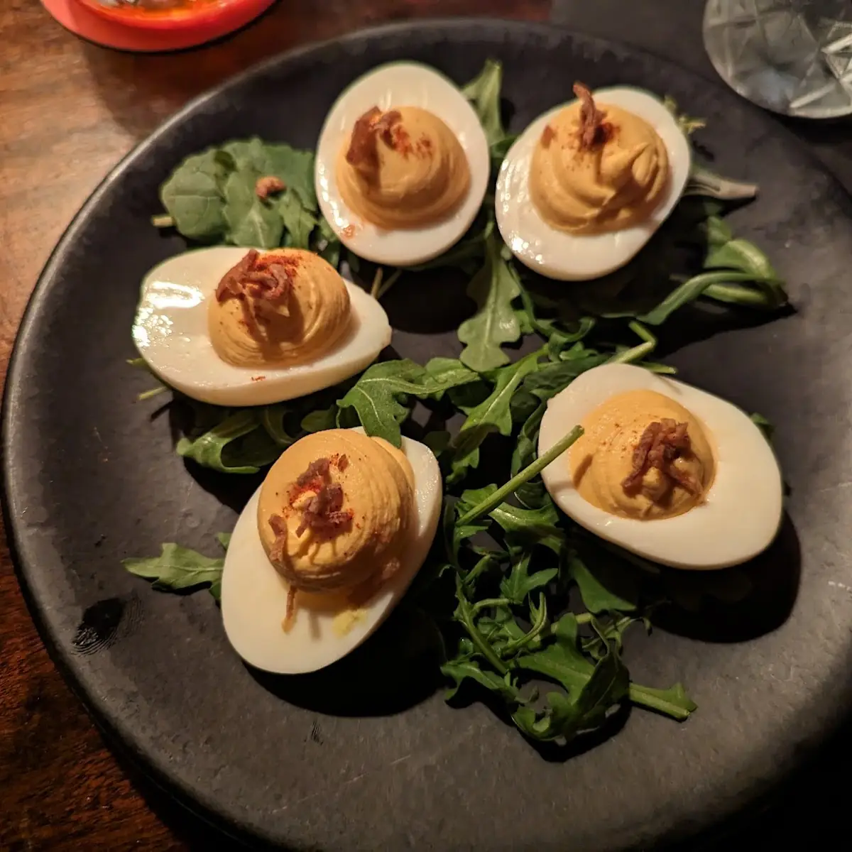 Sriracha Deviled Eggs