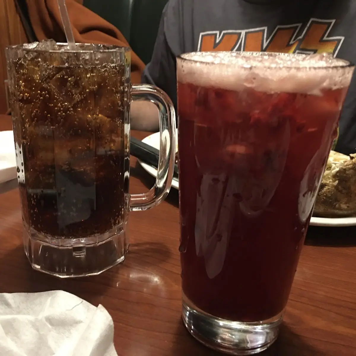 Coke and Raspberry Iced Tea