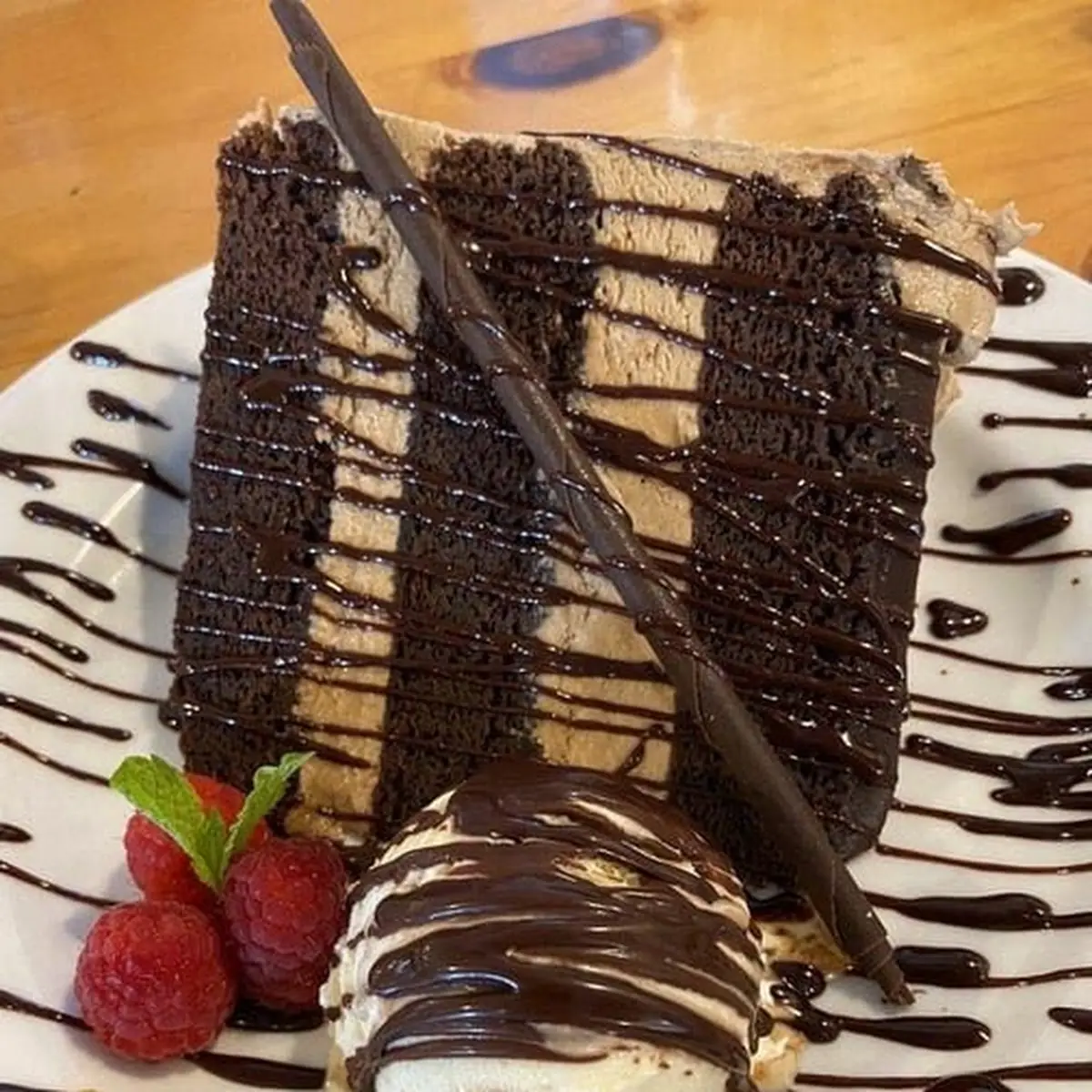 Double Layer Chocolate Fudge Cake
