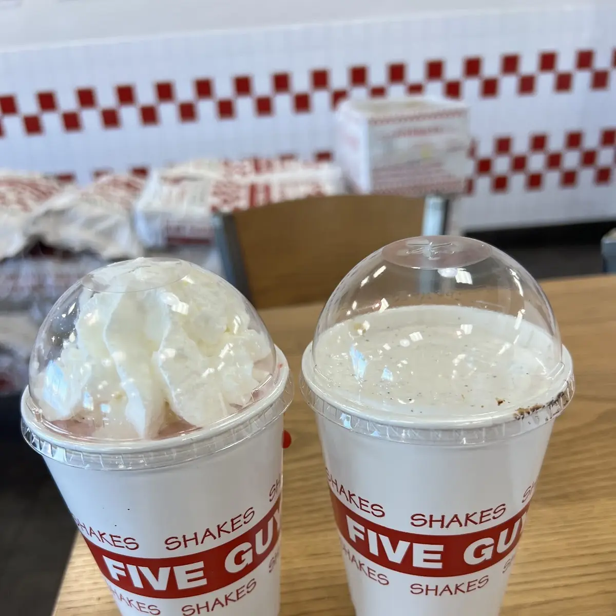 Strawberry Shake and Oreo Milkshake