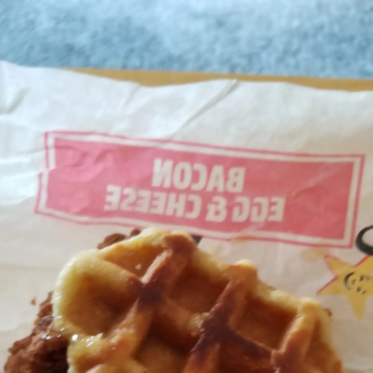 Honey Chicken Waffle Sandwich