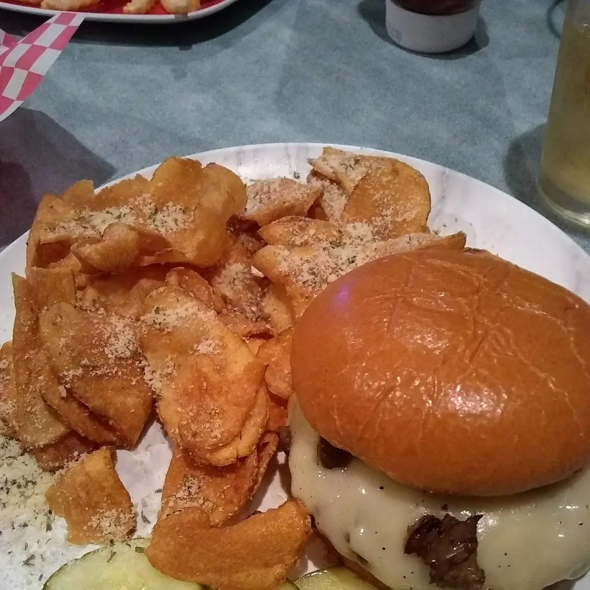 Mushroom Swiss Burger