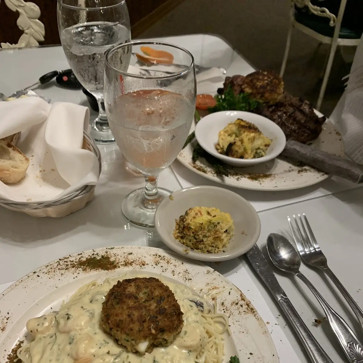 Crab Cakes Pontchartrain