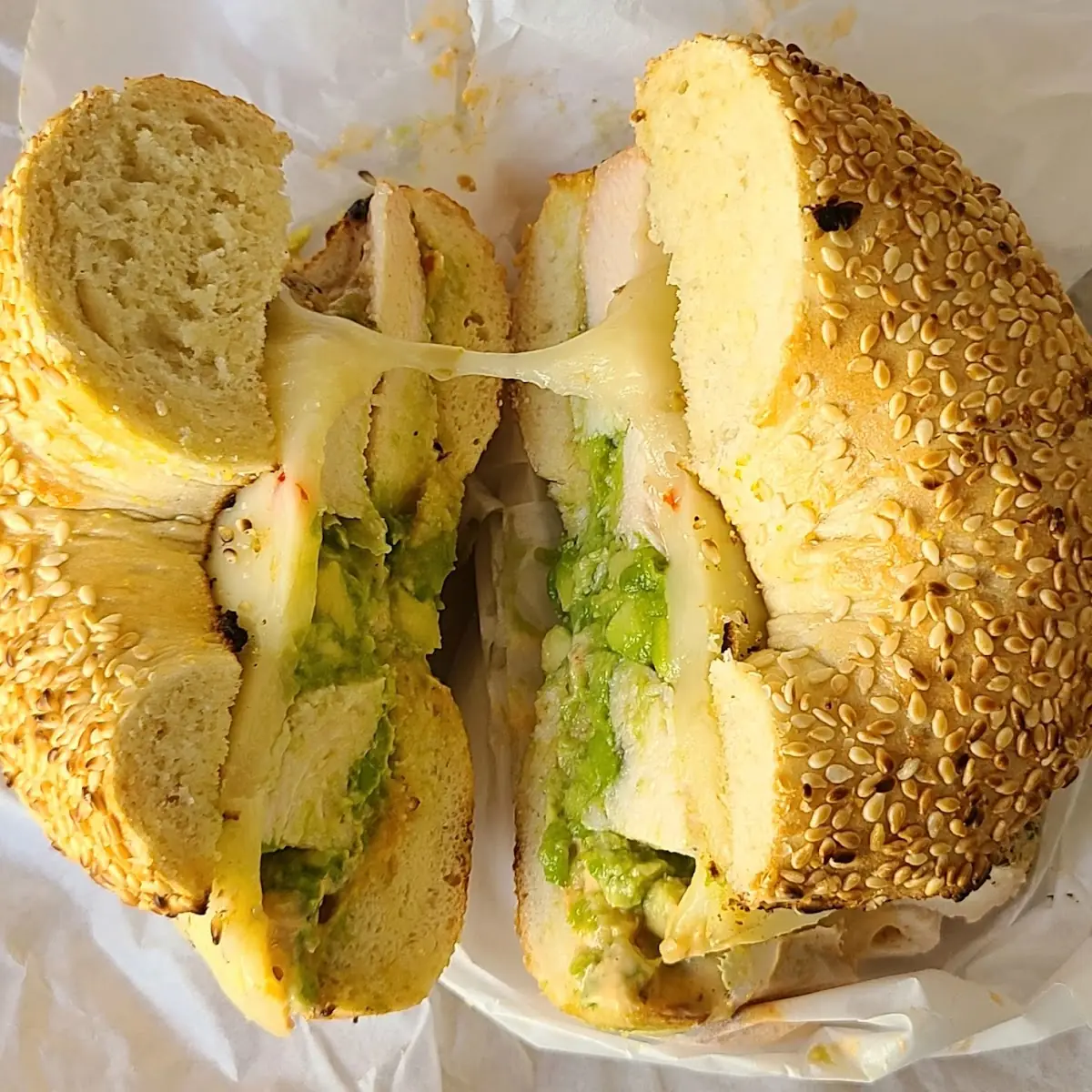 Chicken Club Bagel