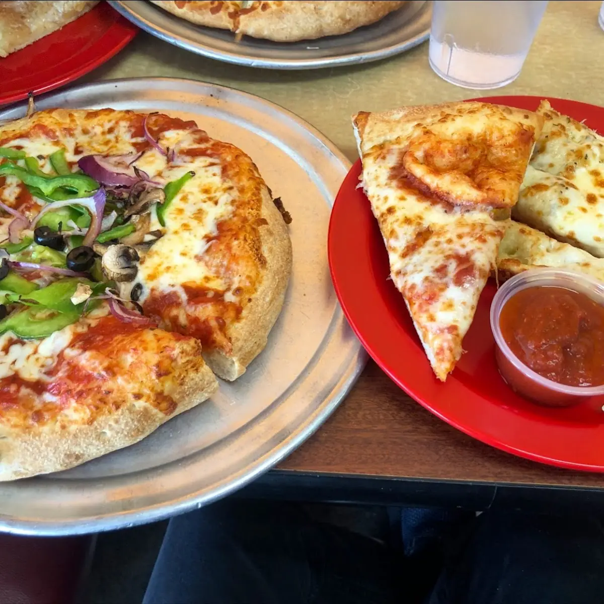Veggie Pizza Cheese Pizza
