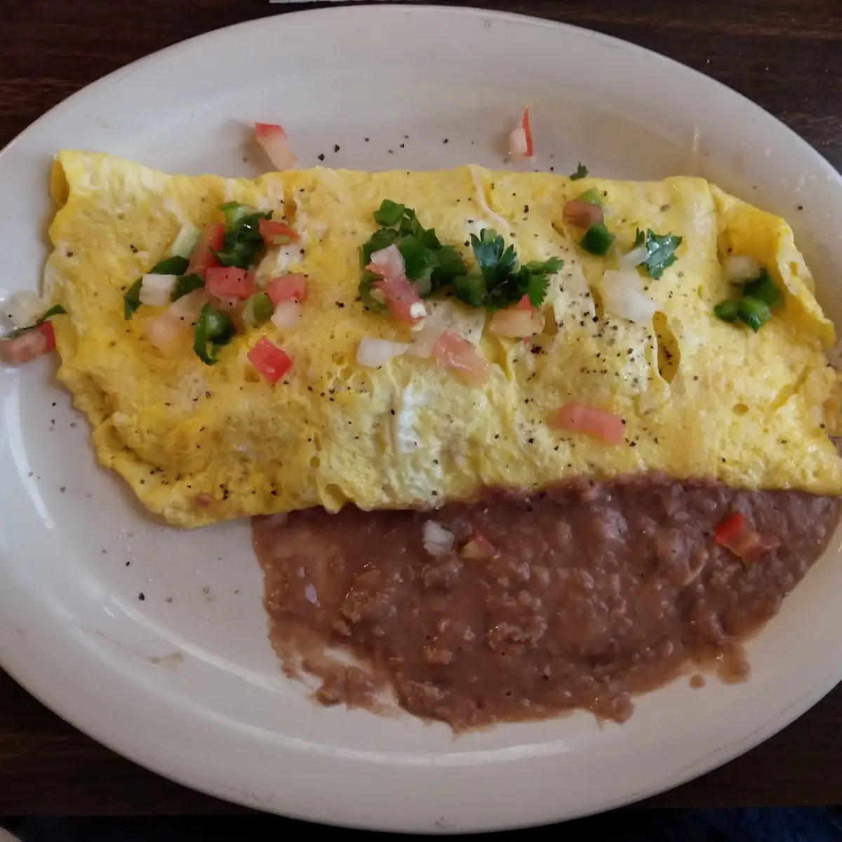 Bacon Cheese Omelette