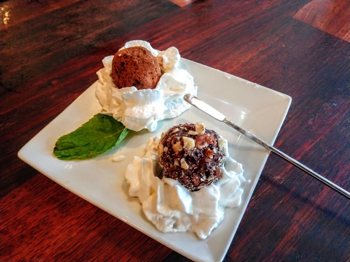 Chocolate Truffle with Whipped Cream