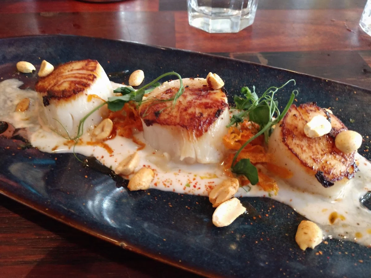 Scallops with Garlic Sauce
