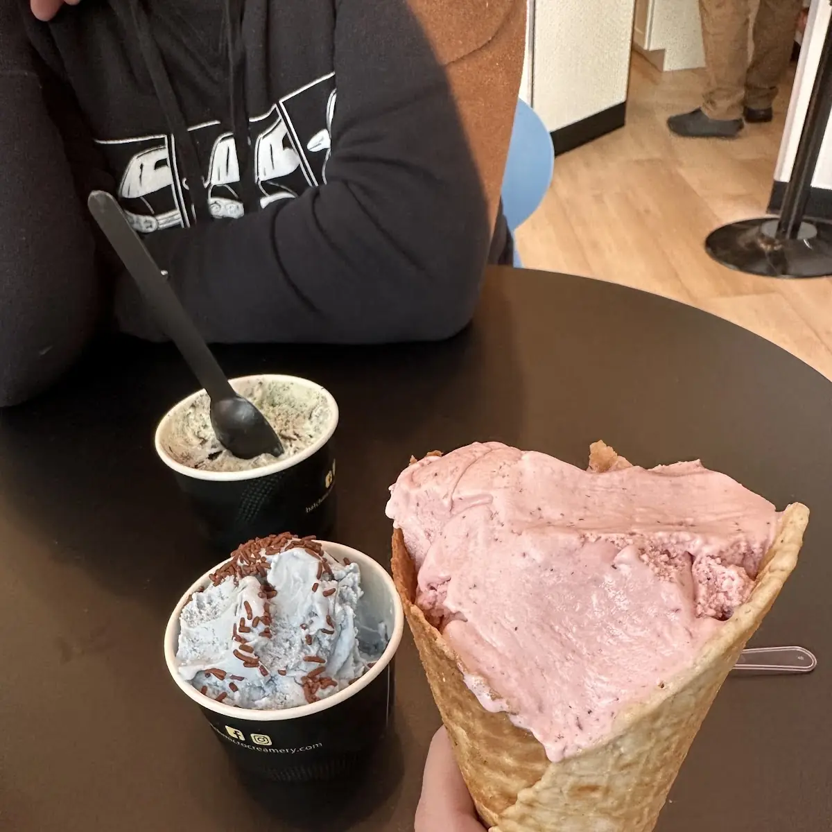 Strawberry Cheesecake Ice Cream Blue Raspberry