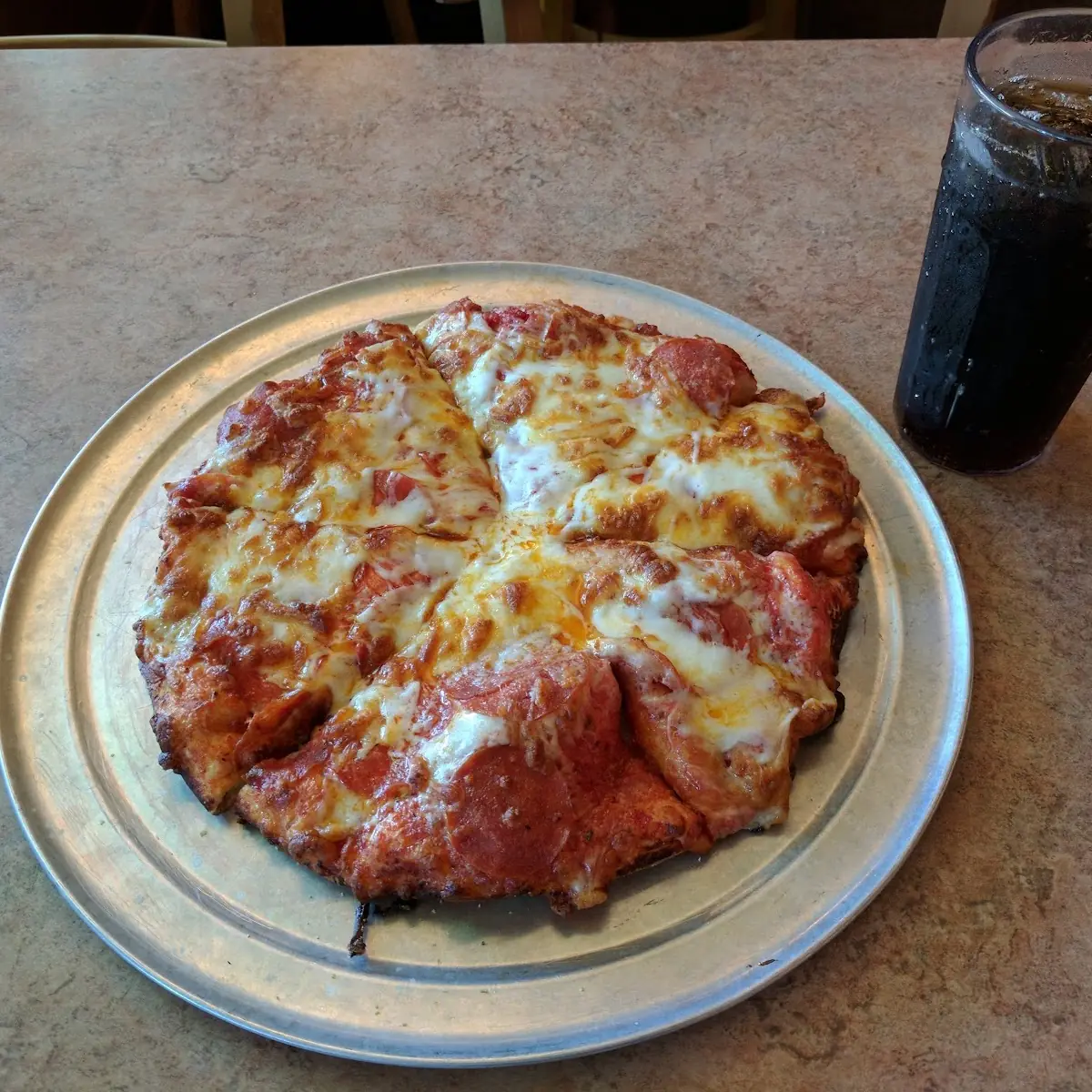 Pepperoni Pizza Extra Cheese and Pepperoni