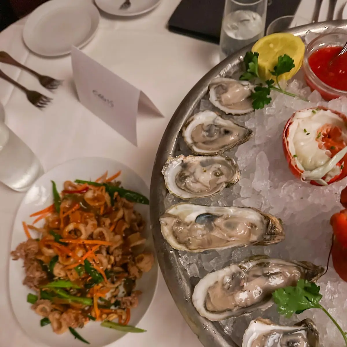 Oysters on the Half Shell