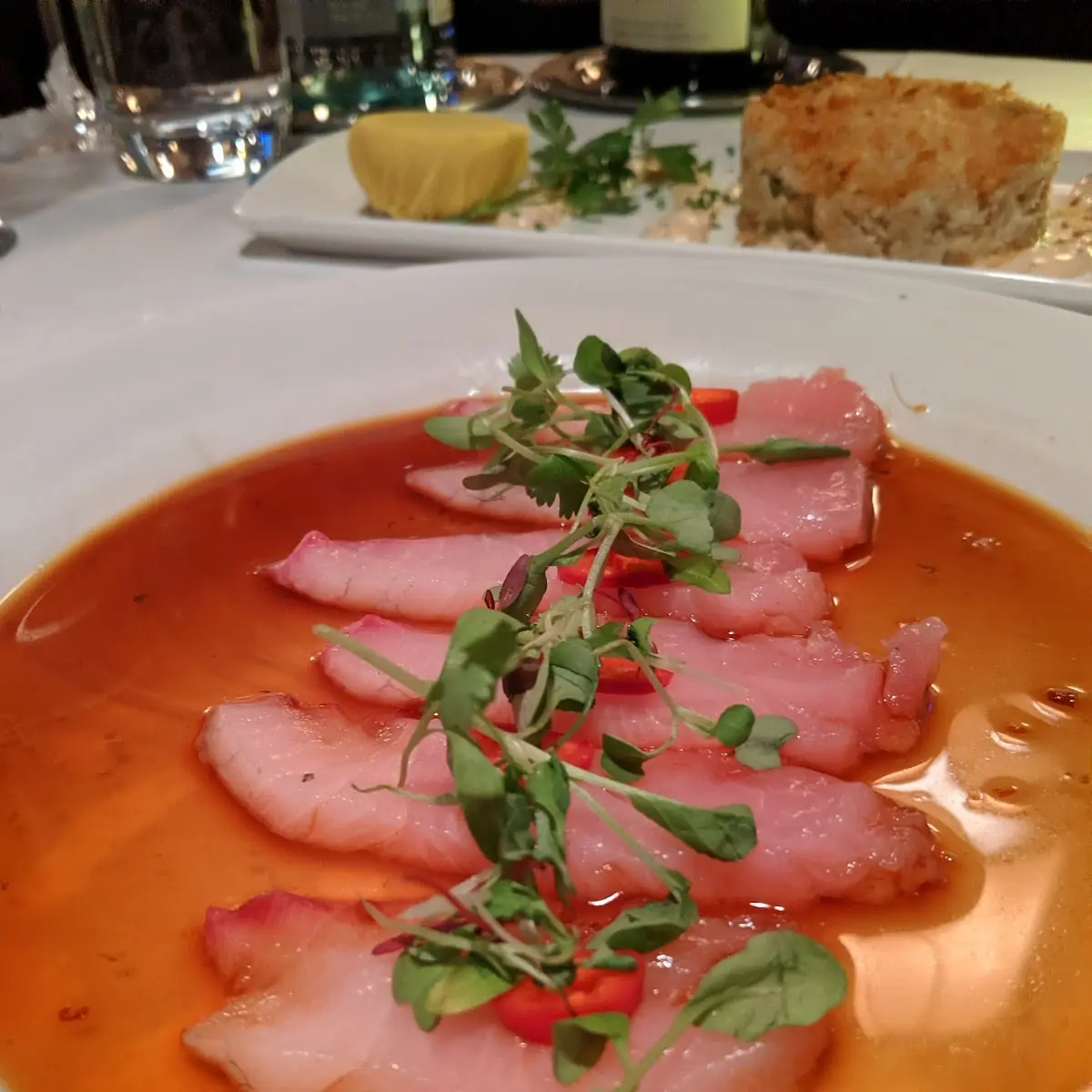 Yellowtail Sashimi