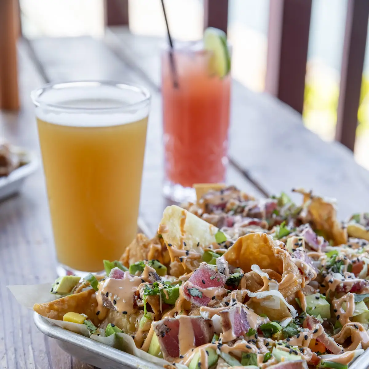 Seared Ahi Nachos