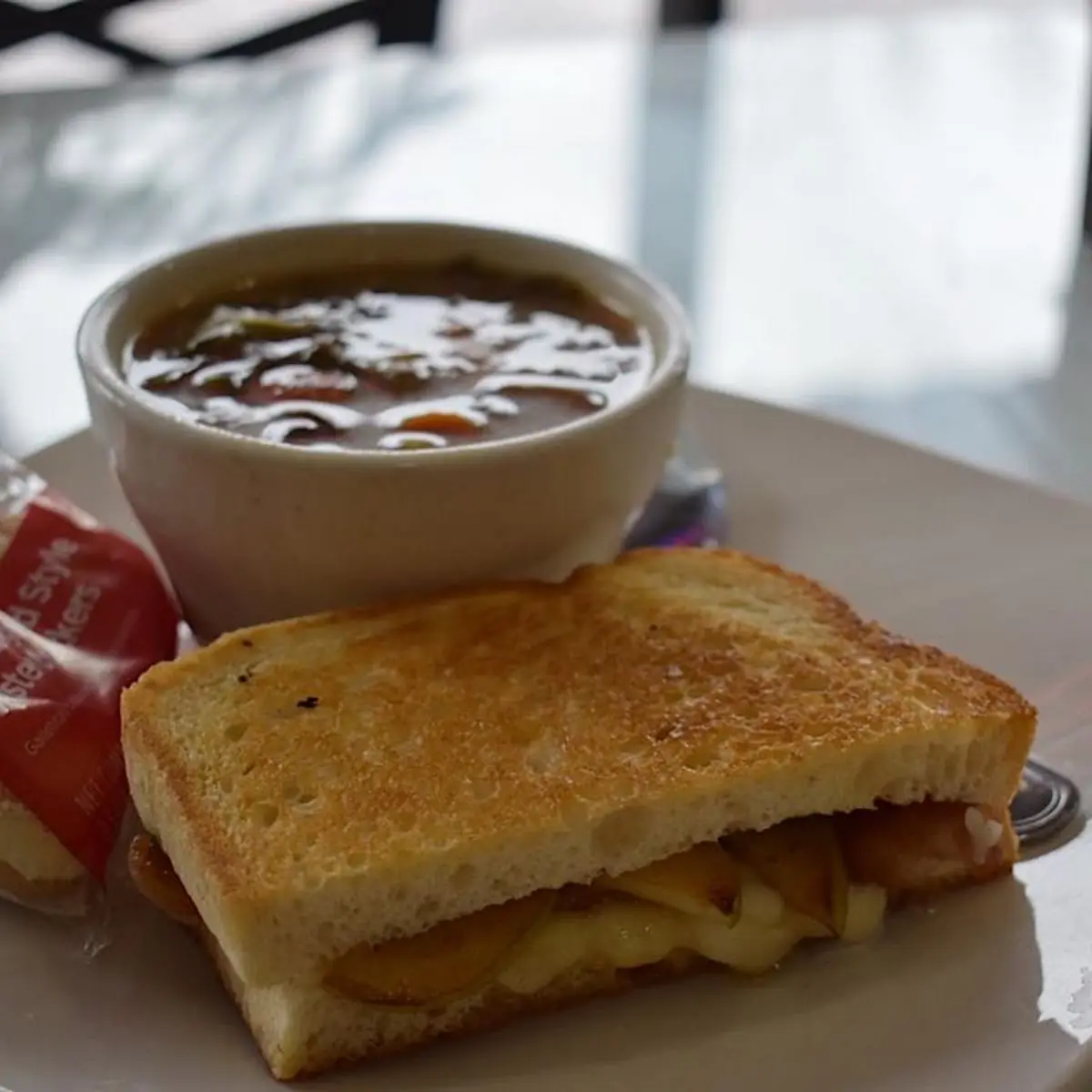 Cup of Soup Half Sandwich