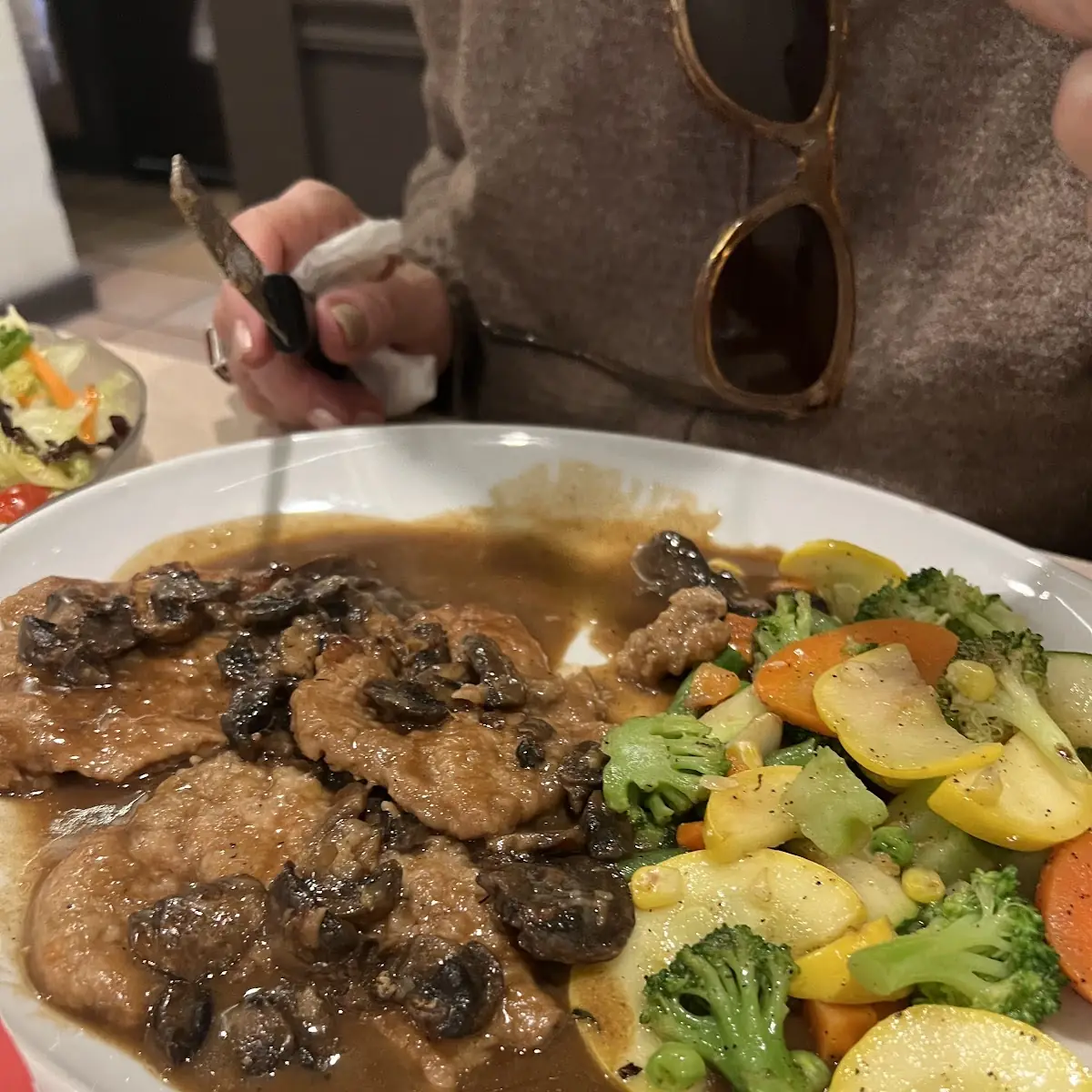 Veal Marsala with Mushrooms