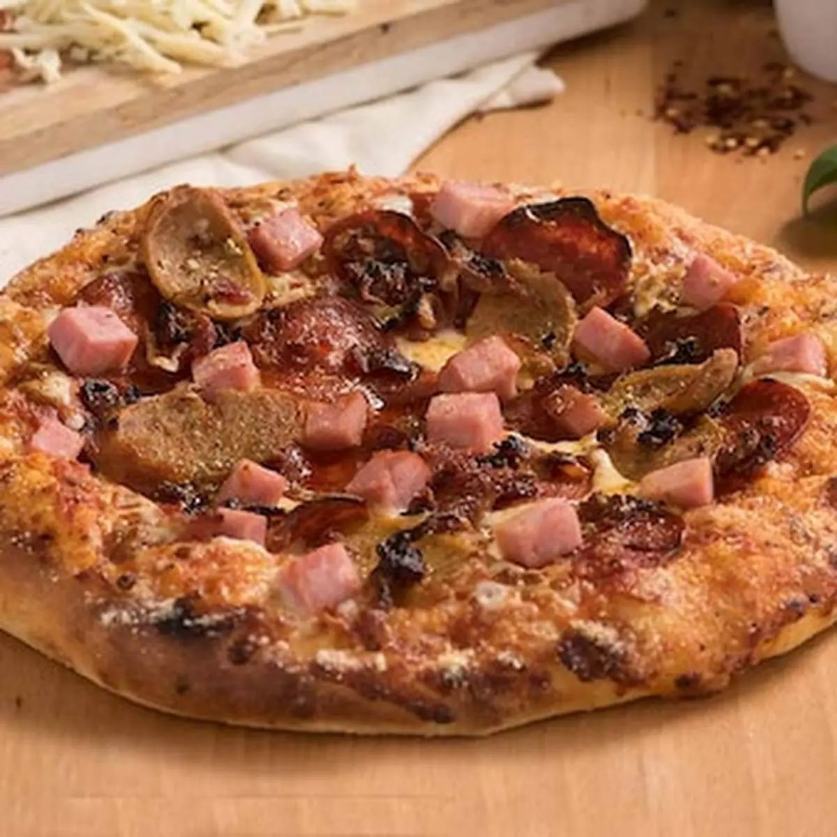 Four Meat Pizza, East Side Mario's