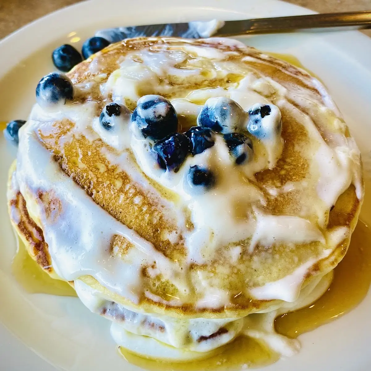 Lemon Blueberry Pancakes