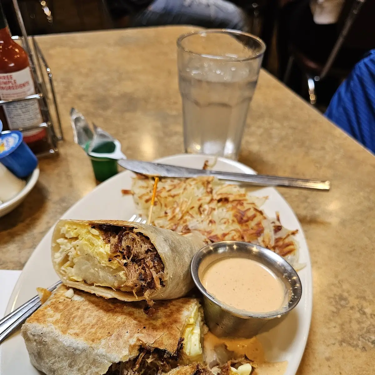 Pulled Pork Breakfast Burrito