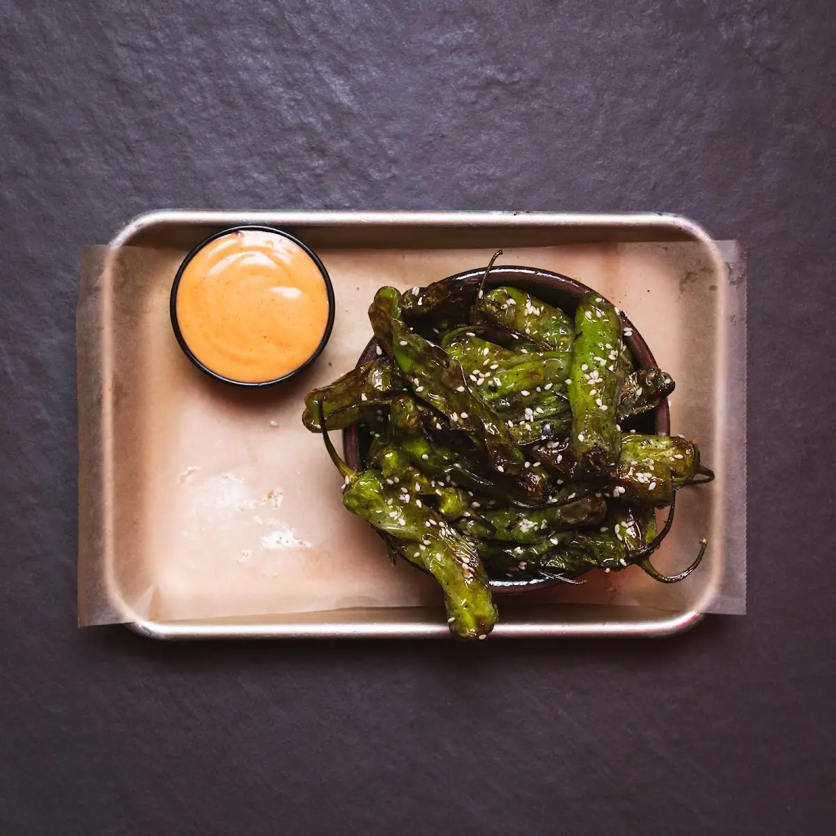 Blistered Shishito Peppers