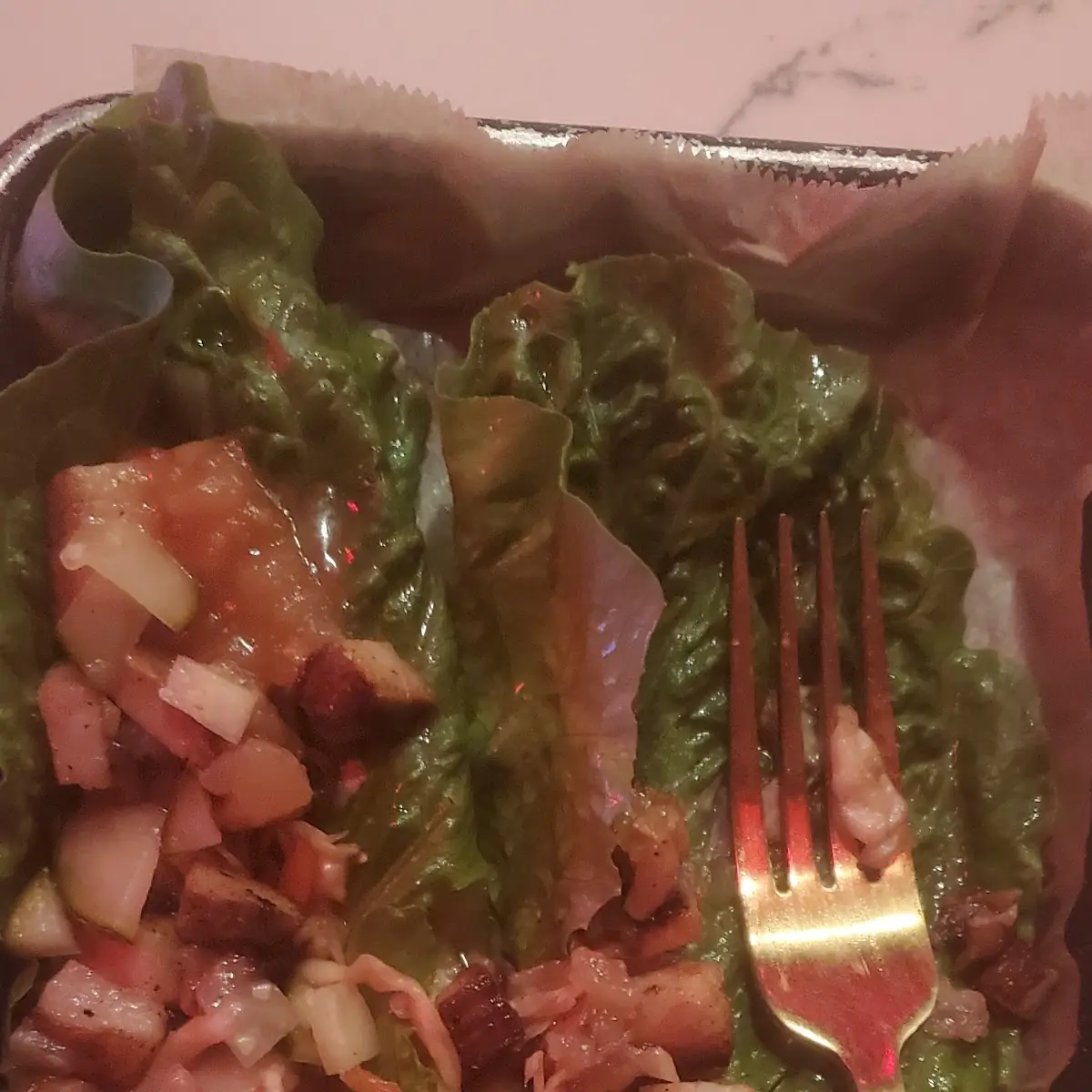 Yuzu blt Lettuce Wrap