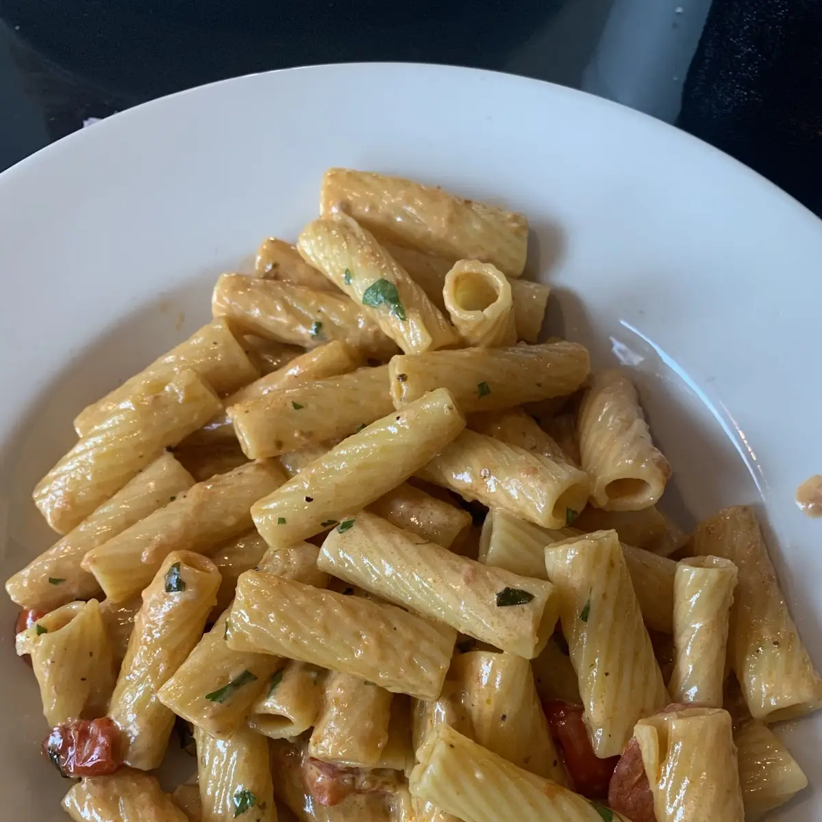 Rigatoni in Vodka Sauce