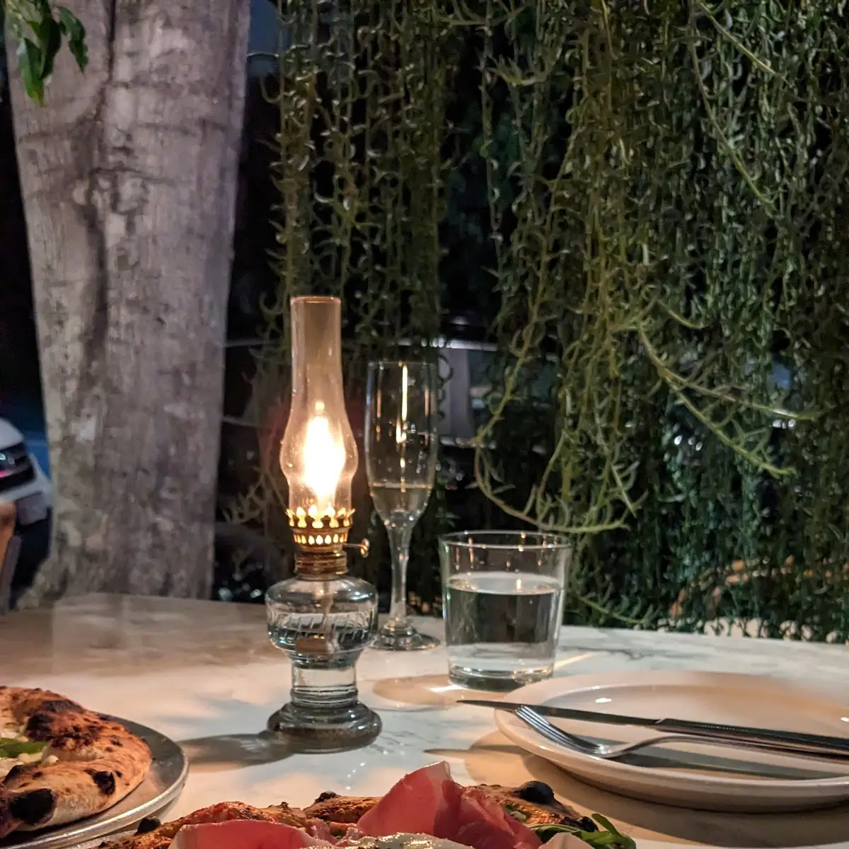 Burrata and Prosciutto Pizza