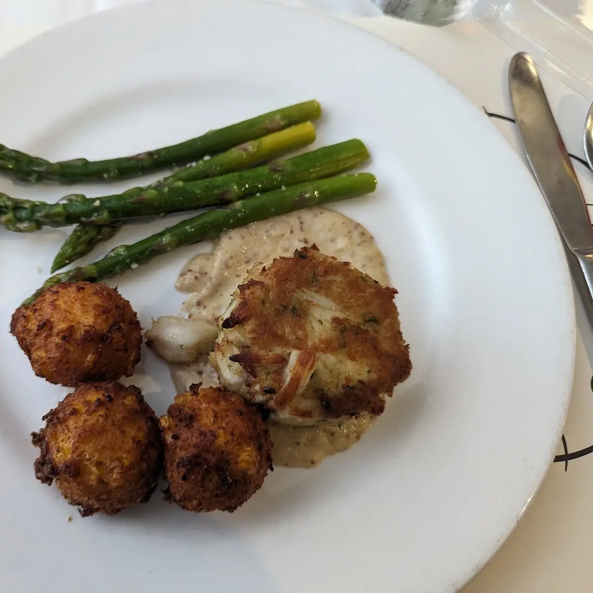 Crab Cakes Stone Ground Mustard Sauce