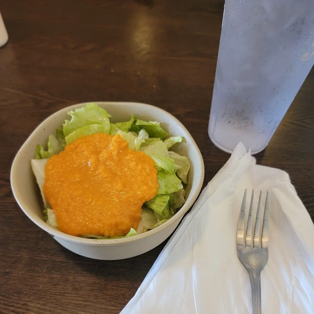 Side Salad with Ginger Dressing