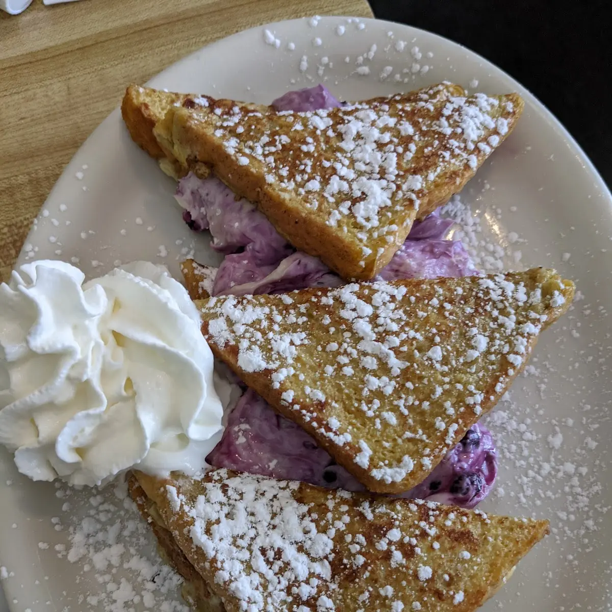Blueberry Stuffed French Toast