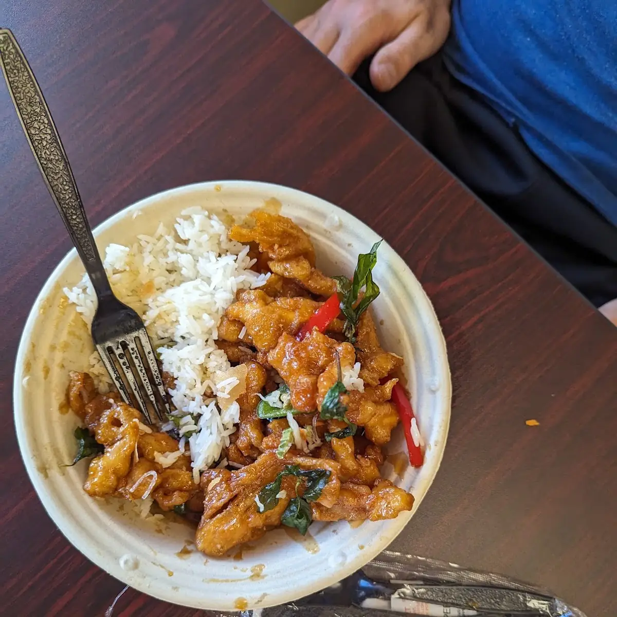 Crispy Spicy Basil Chicken