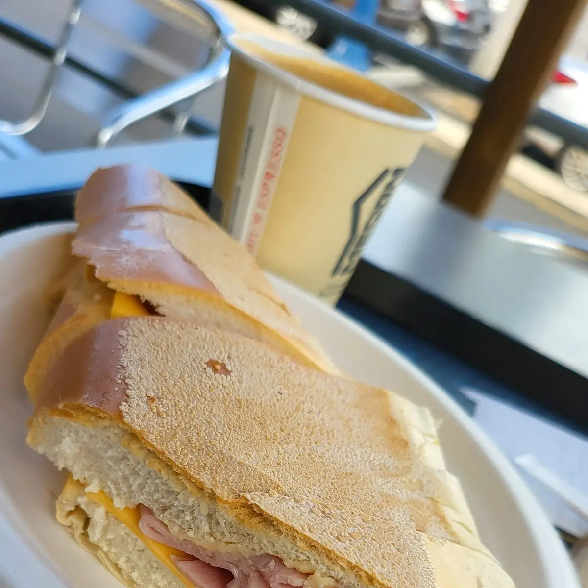 Hot Ham and Cheese Sandwich