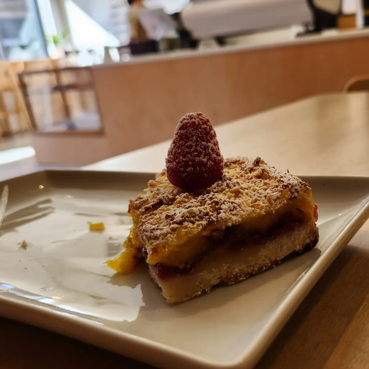 Raspberry Lemon Bar
