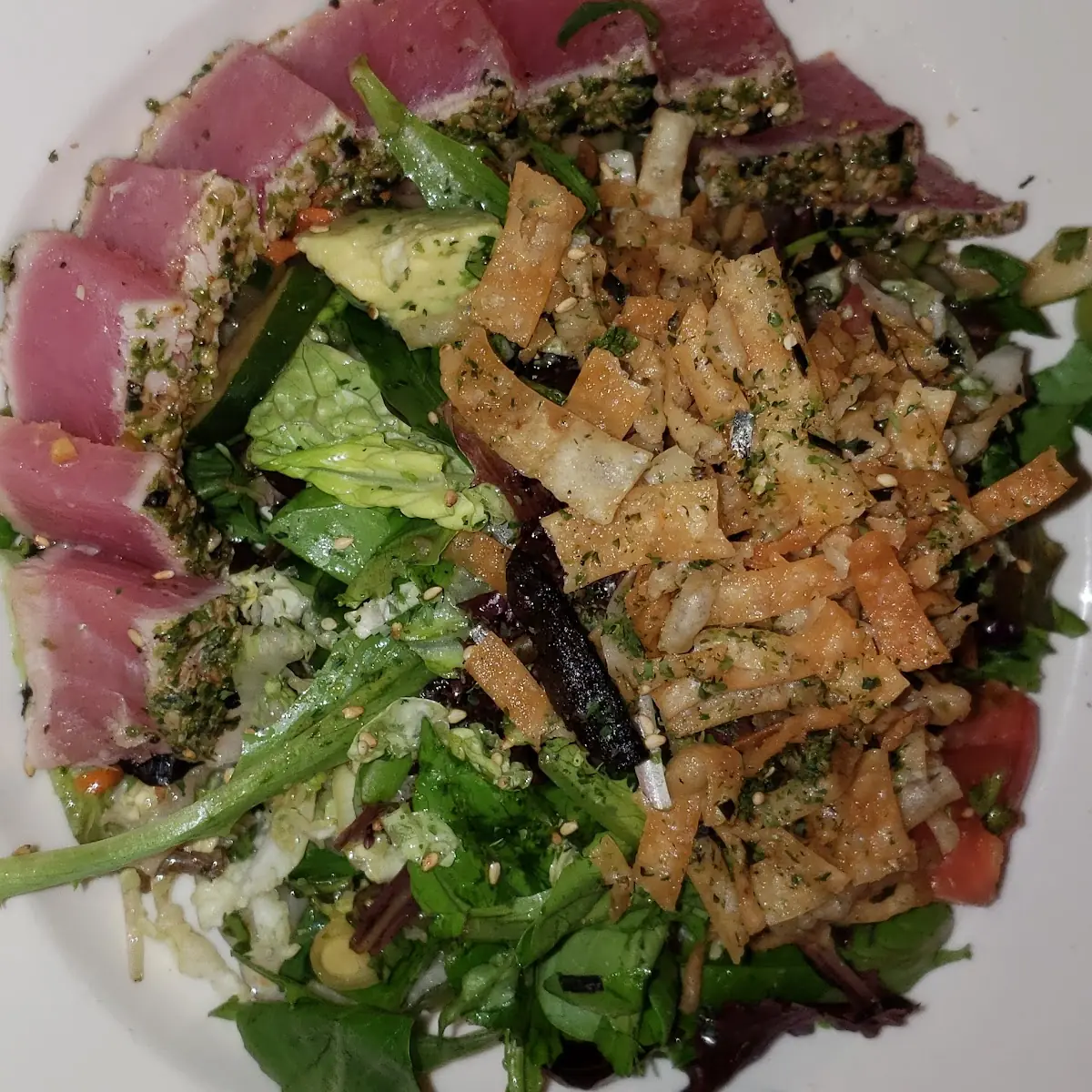 Enlightened Seared Ahi Salad