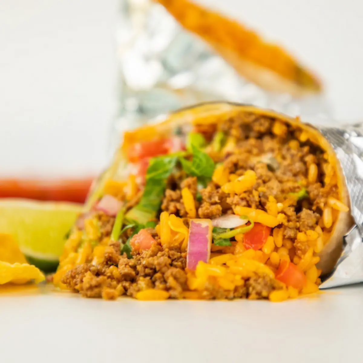 Meat & Cheese Burrito