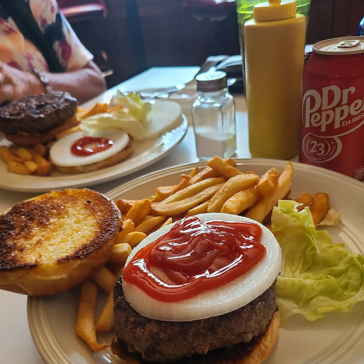 Burger and Fries
