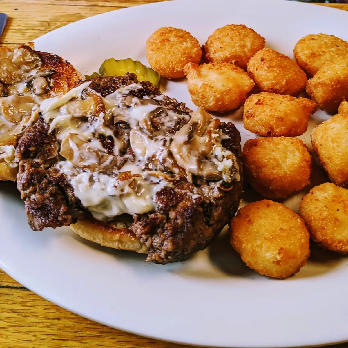Swiss Mushroom Burger