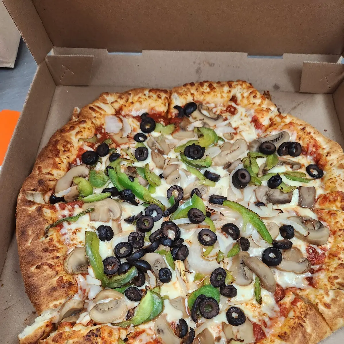 Stuffed Crust Veggie Pizza