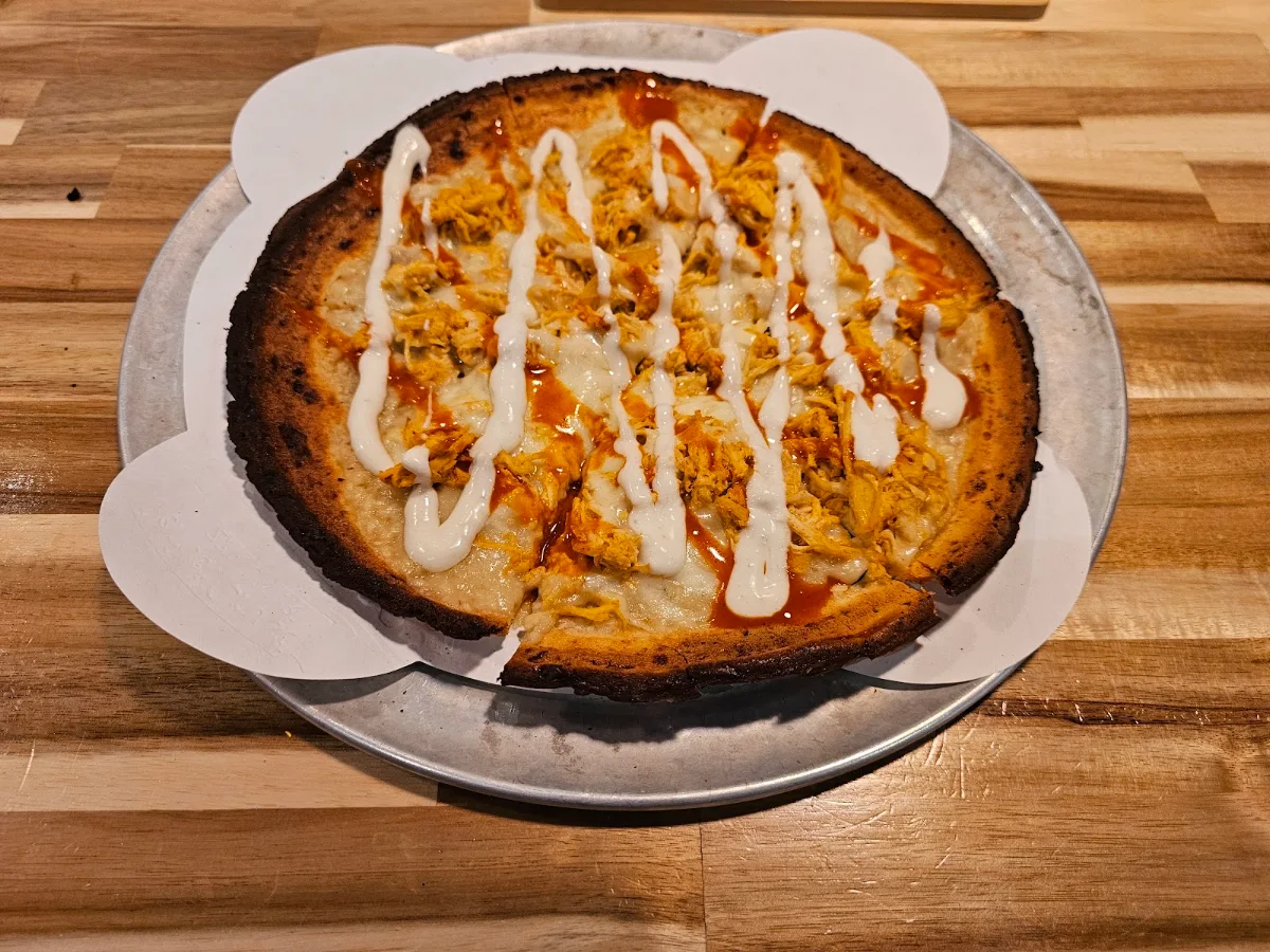 Buffalo Chicken Pizza with Cauliflower Crust