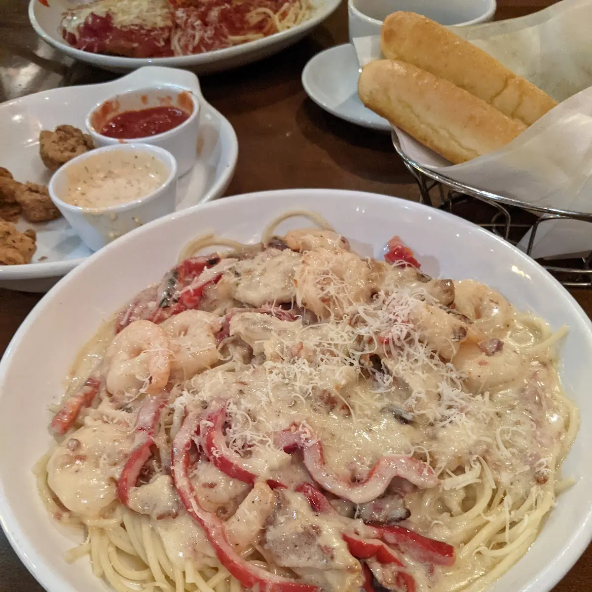 Chicken & Shrimp Carbonara