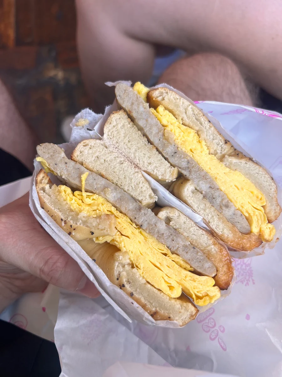 Melty Bagel Sandwich