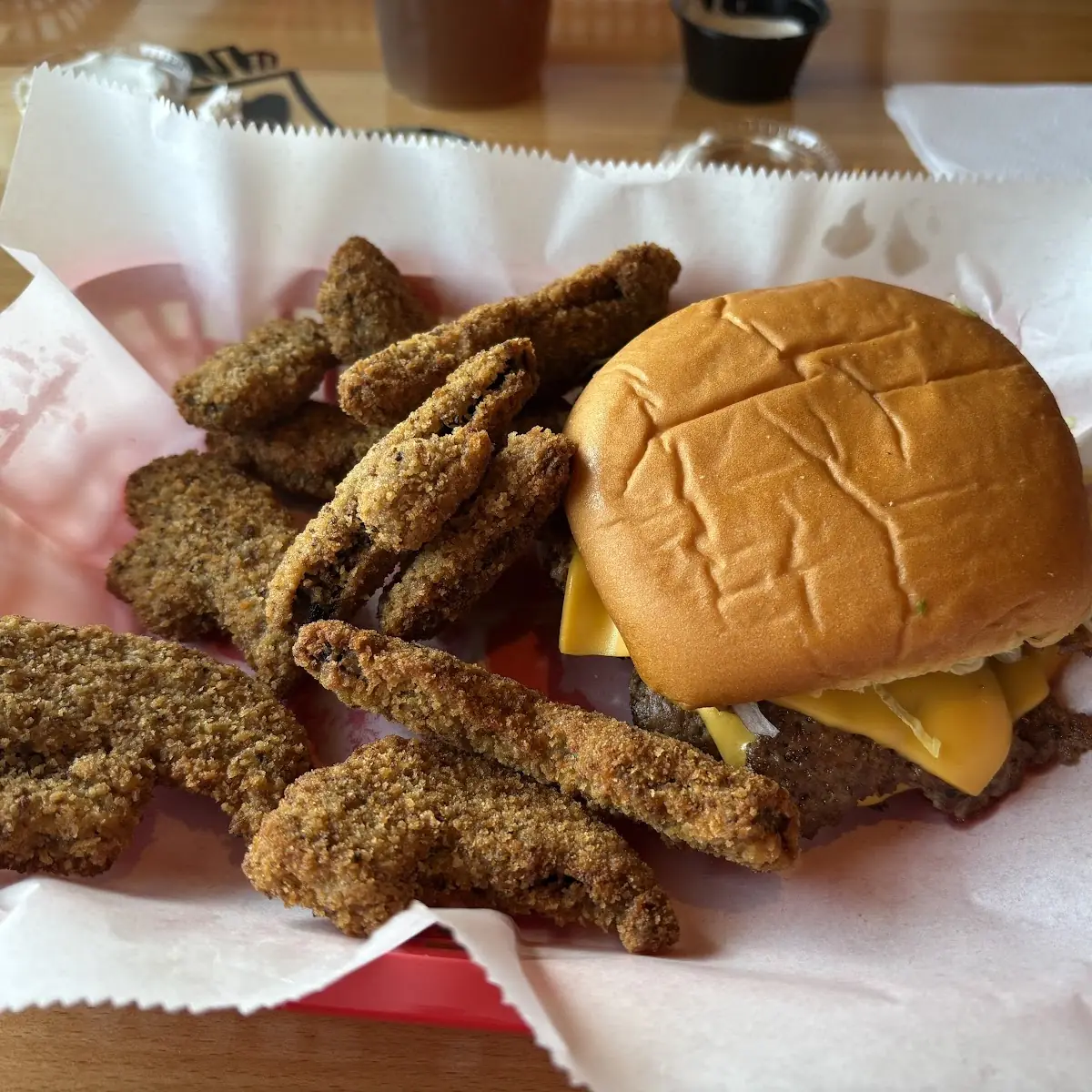 Fried Chicken Sandwich and Fries