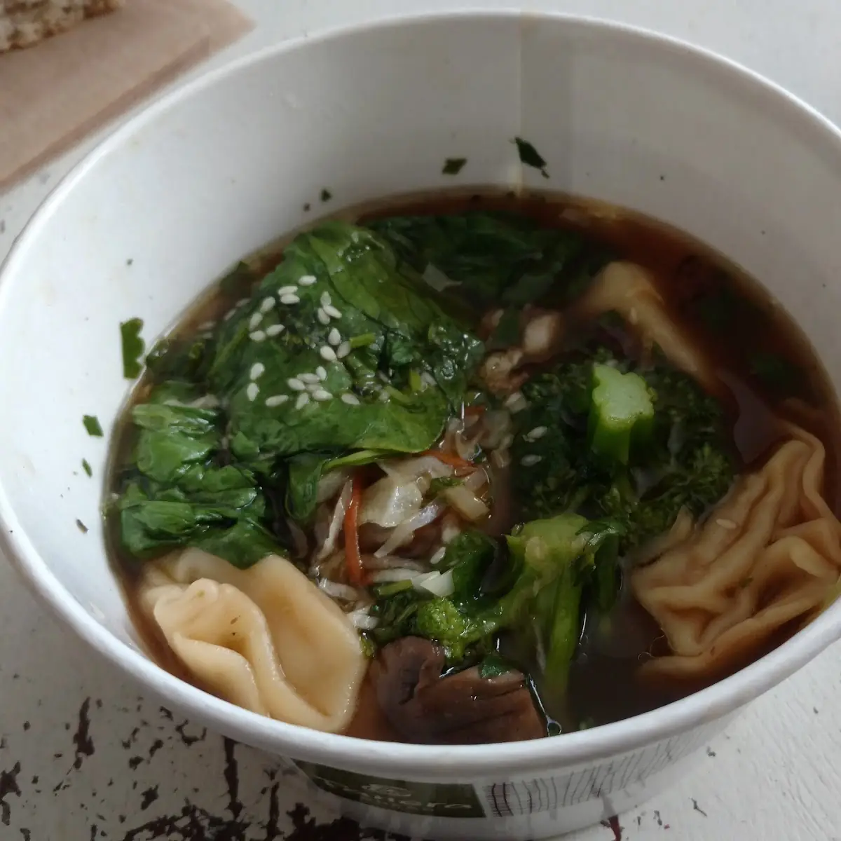 Bland Wonton Soup
