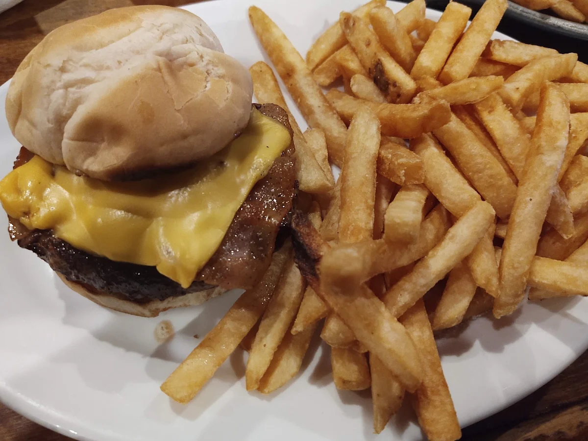 Bacon Cheeseburger and Fries