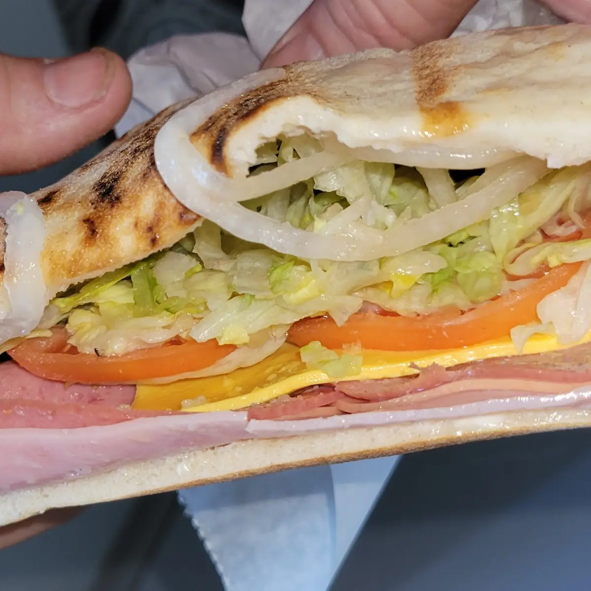 Ham Egg Cheese Pita