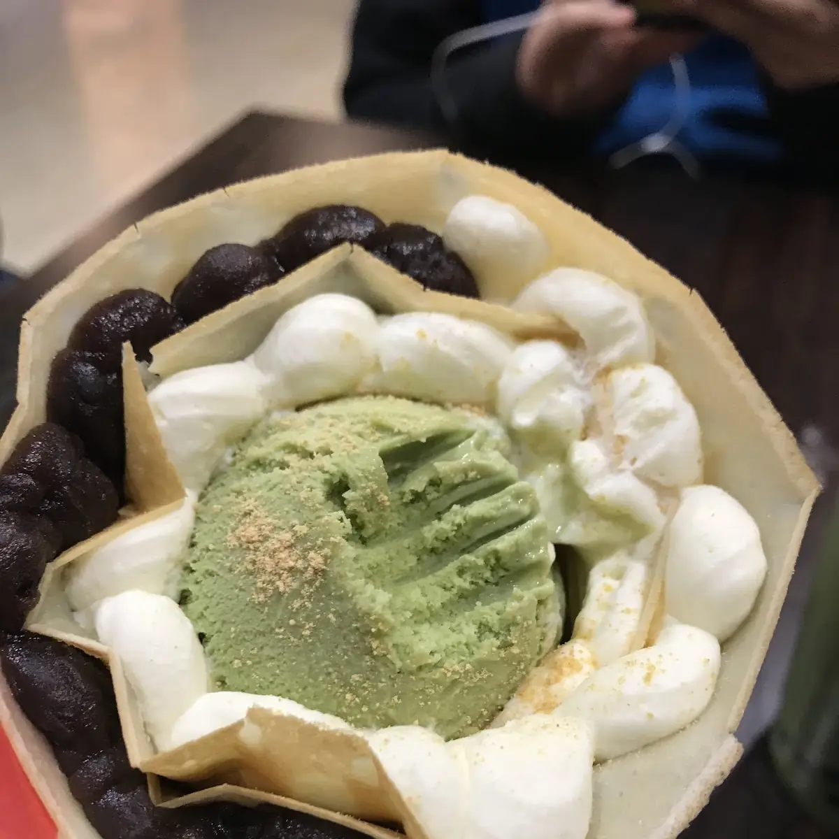 Green Tea Crepe